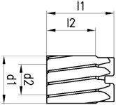 BECK Alesatore a scorrimento DIN 219 HSS-E 