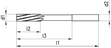 MAGAFOR Alesatore a macchina DIN 212-B HSS-E Co [SimilarCatItems.CatItem.ArtName2]