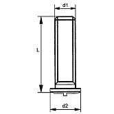 Schweissbolzen Aussengewinde DIN 32501 INOX A2 