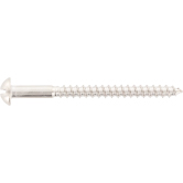 Halbrund-Holzschrauben INOX A2 DIN 96 