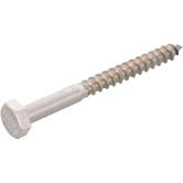 Sechskant-Holzschrauben INOX A2 DIN 571 