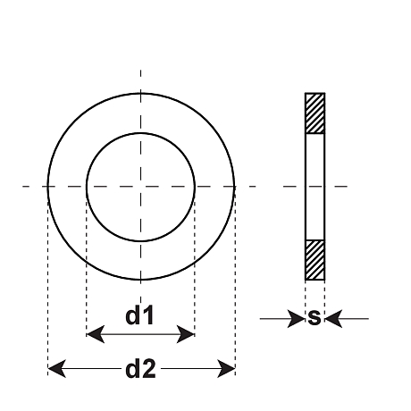 Unterlagsscheiben Aluminium DIN 125 A [SimilarCatItems.CatItem.ArtName2]