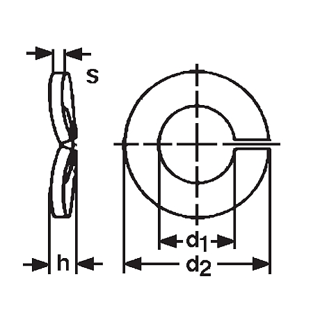 Hochspann-Federringe INOX A4 DIN 128 A [SimilarCatItems.CatItem.ArtName2]