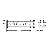 Spannhülsen schwer CONNEX® S INOX A2 VSM 12785 