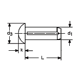 Halbrundkerbnägel INOX A2 DIN 1476 
