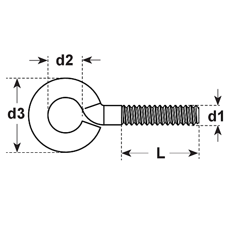 Ringschrauben Stahl gepresst vz 4.8 [LastViewedItems.CatItem.ArtName2]