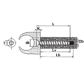 Multi-Monti HMS-KS Kabelschellenschrauben vz-gelb 