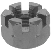 Kronenmuttern Stahl blank DIN 935 6/8 