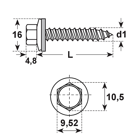 Fassadenschrauben 6-kt E-VS A Stahl vz [SimilarCatItems.CatItem.ArtName2]