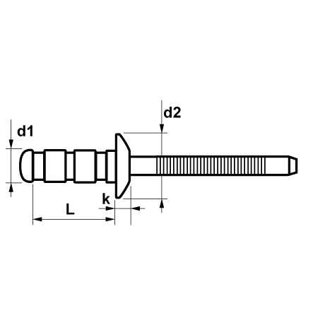Mehrbereichsnieten FIXI Flachkopf Alu / Stahl [SimilarCatItems.CatItem.ArtName2]