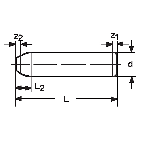 Zylinderstifte Stahl HRc 60 ±2 blank DIN 6325 m6 [SimilarCatItems.CatItem.ArtName2]
