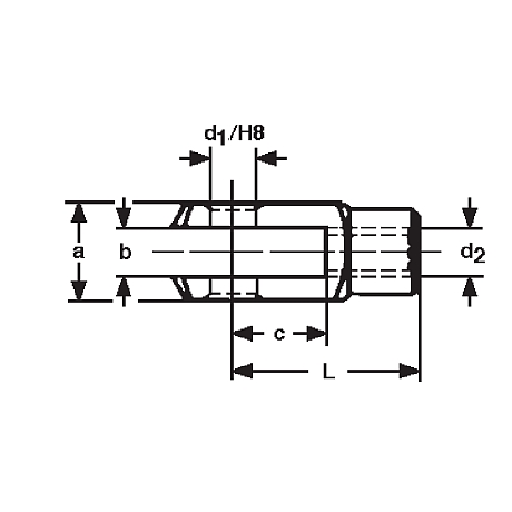 Gabelköpfe Stahl 9SMnPb28K vz DIN 71752 [SimilarCatItems.CatItem.ArtName2]