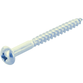 Viti per legno a t. bombata acc ZB blu DIN 7996 