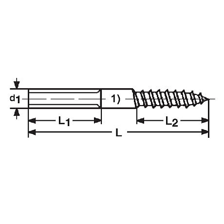 Stockschrauben Stahl vz TX-Antrieb [SimilarCatItems.CatItem.ArtName2]