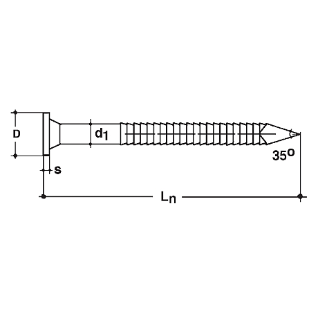 H-Rillennägel (Ankernägel) Stahl vz [SimilarCatItems.CatItem.ArtName2]
