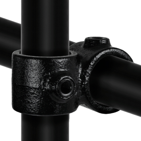 Raccord tube TYP 28 Croix en saillie 90° noir [SimilarCatItems.CatItem.ArtName2]