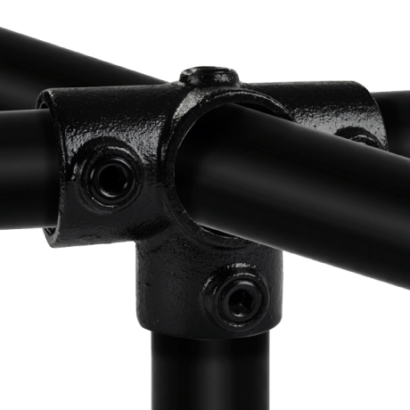 Raccord tube TYP 24 Pièce en T 3 directions noir [SimilarCatItems.CatItem.ArtName2]