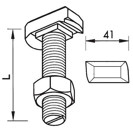 Hakenkopfschrauben 50/30 Muttern INOX A4 [SimilarCatItems.CatItem.ArtName2]