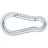 Feuerwehrkarabiner Stahl verzinkt ~DIN 5299 