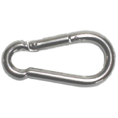 Feuerwehrkarabiner INOX Aisi 316 ~A4 ~DIN 5299 