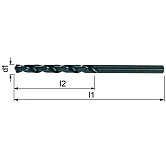 ATORN Forets hélicoïdaux HSS à queue cylindrique D IN 338 N