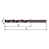 ATORN Forets hélicoïdaux HSSE à queue cylindrique DIN 338 NV