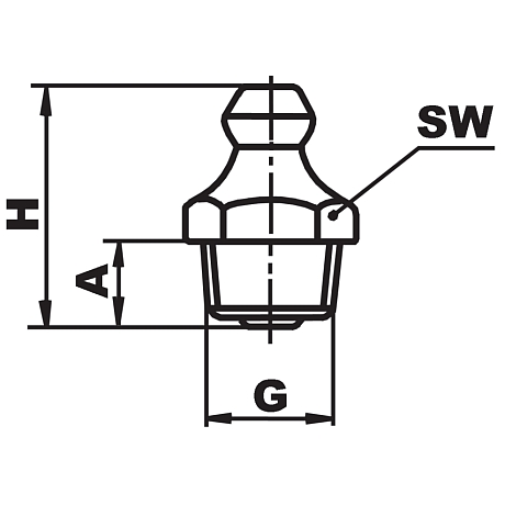Graisseur hydraulique H 1 en inox V2A DIN 71412 [SimilarCatItems.CatItem.ArtName2]