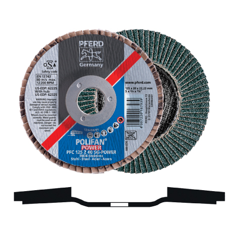 PFERD POLIFAN®-Disques à surfacer à lamelles PFC A [SimilarCatItems.CatItem.ArtName2]