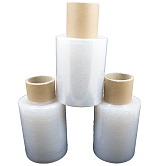 Bündelstretchrolle aus PE transparent 100mmx150m 