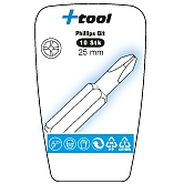 +TOOL Bits Philips 1/4" C 6,3 Pack zu 10 Stk 25 mm 