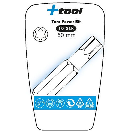 +TOOL Bits TORX® 1/4" E 6,3 Pack zu 10 Stk 50 mm [SimilarCatItems.CatItem.ArtName2]
