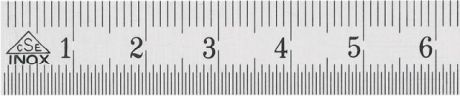Stahlmassstab INOX oben 1/1 mm unten 1/2 mm [SimilarCatItems.CatItem.ArtName2]
