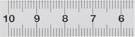Stahlmassstab INOX rechts - links oben 1/1 mm unte [SimilarCatItems.CatItem.ArtName2]