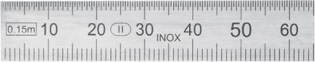 Stahlmassstab INOX NERIOX oben 1/2 mm unten 1/1 mm [SimilarCatItems.CatItem.ArtName2]
