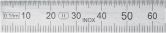 Stahlmassstab INOX NERIOX oben 1/2 mm unten 1/1 mm 