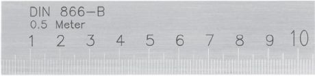 Werkstatt-Massstab DIN 866/B mm-Teilung [SimilarCatItems.CatItem.ArtName2]