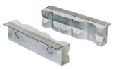 Schraubstockbacken aus Aluminium mit Prisma / Paar 