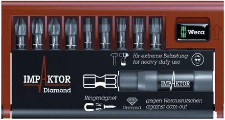 Bitsatz WERA Impaktor Diamond [SimilarCatItems.CatItem.ArtName2]