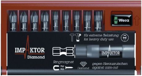 Bitsatz WERA Impaktor Diamond [SimilarCatItems.CatItem.ArtName2]