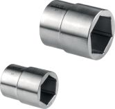 6-kt-Steckschlüsseleinsatz SISTEMA MK INOX 