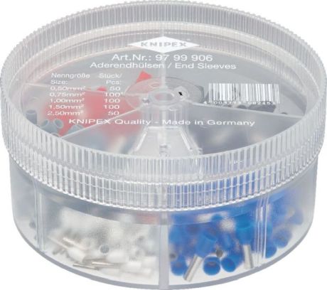Aderendhülsen-Sortiment KNIPEX 400 Stk. Assortiert [SimilarCatItems.CatItem.ArtName2]