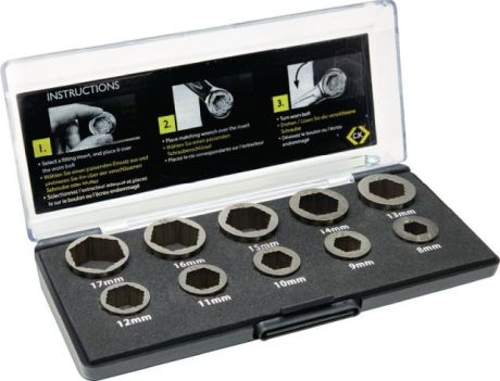 Jeu d'extracteurs de vis C.K 17 mm [SimilarCatItems.CatItem.ArtName2]