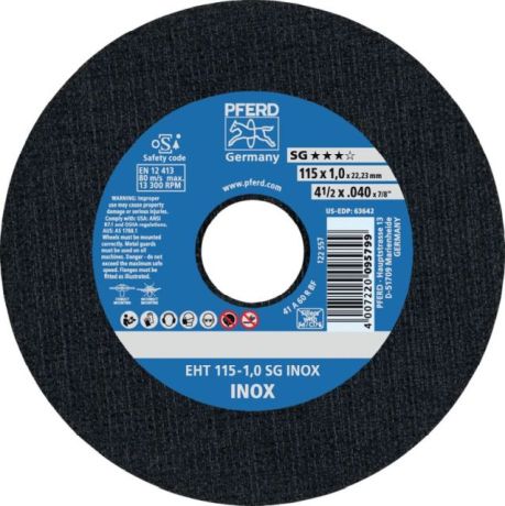 Trennscheibe PFERD EHT SG INOX [SimilarCatItems.CatItem.ArtName2]