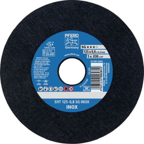 Trennscheibe PFERD EHT SG INOX [SimilarCatItems.CatItem.ArtName2]