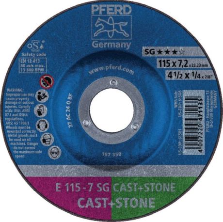 Schruppscheibe PFERD SG CAST+STONE [SimilarCatItems.CatItem.ArtName2]