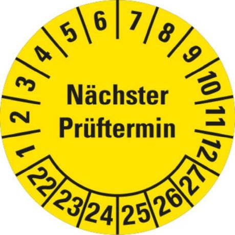 Prüfplaketten