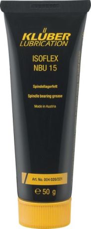 Graisse haute vitesse KLÜBER ISOFLEX NBU 15 [SimilarCatItems.CatItem.ArtName2]