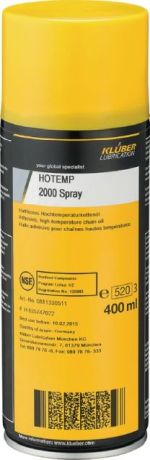 Hochtemperatur- Schmierstoff KLÜBER HOTEMP 2000 Sp [SimilarCatItems.CatItem.ArtName2]