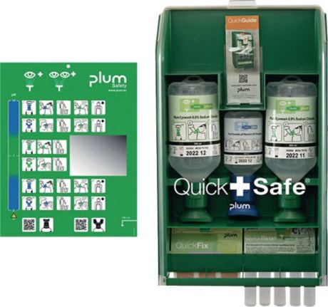 Stazione di lavaggio oculare PLUM QuickSafe Basic [SimilarCatItems.CatItem.ArtName2]
