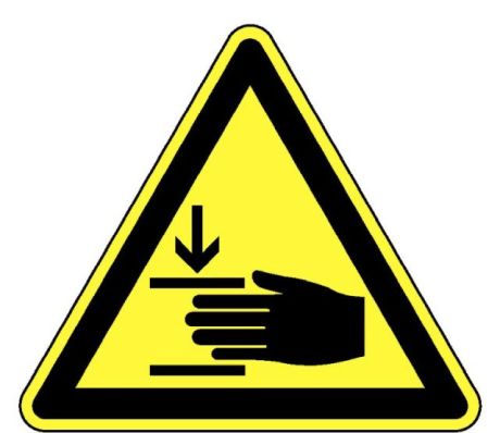 Segnali di avvertimento 200 mm lesioni alla mano [SimilarCatItems.CatItem.ArtName2]